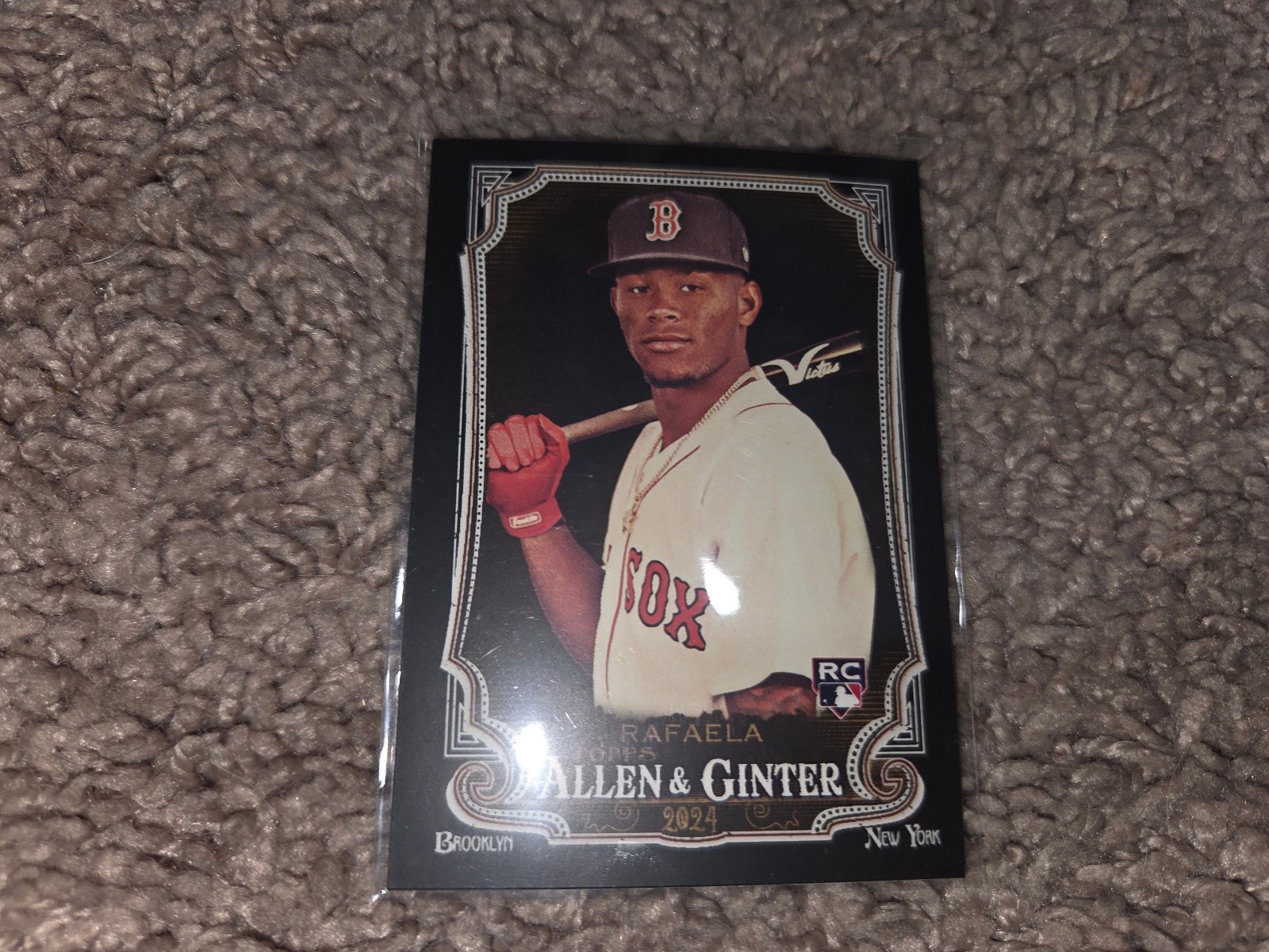 119: 2024 Topps Allen & Ginter X #77 Ceddanne Rafaela RC Boston Red Sox