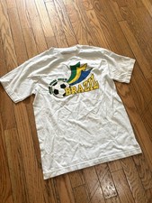 Vintage 2010 Brazil World Cup Soccer T-Shirt
