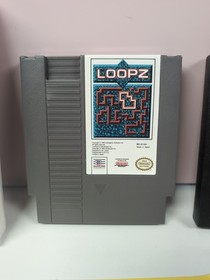 Loopz NES Nintendo Complete With Box, Cartridge, Styrofoam, Poster, Manual