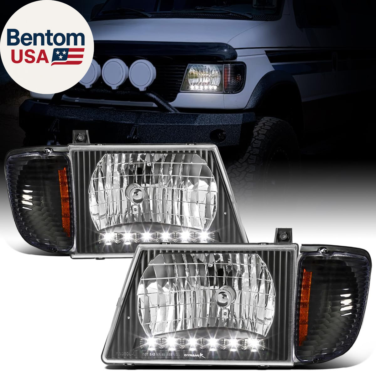Fits 1992-2006 Ford Econoline E-Series Cargo Van LED Tube