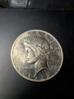 1922 Peace Silver Dollar Coin, USA, circulated, 90% Silver