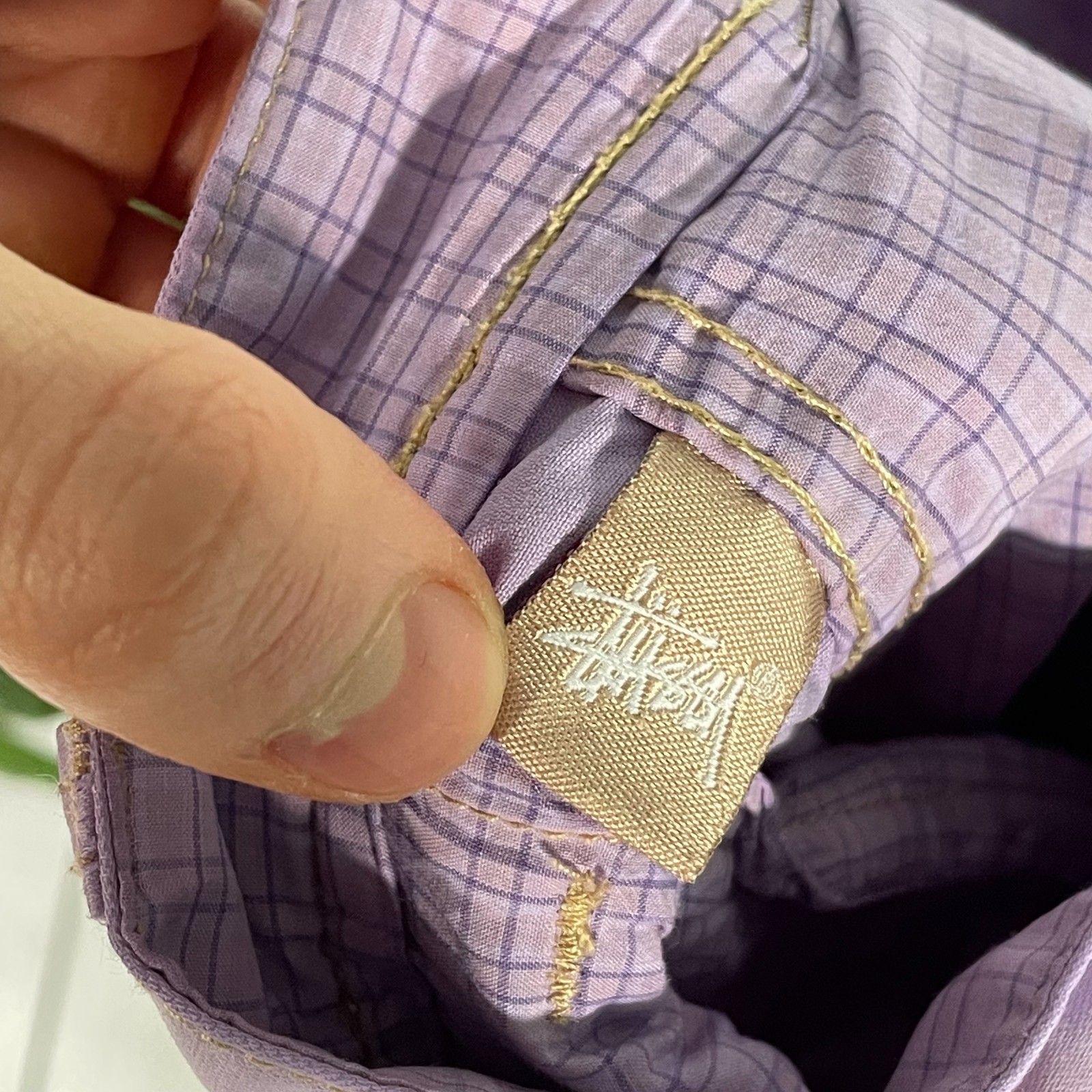 Custom Reworked Stussy Pants – Unique Artistic Finish alt rare y2k streetwear thumbnail 12