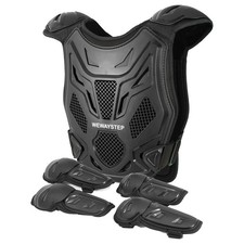 Kids Dirt Bike Gear Motorcycle Armor Vest Suit, Thickened Heavy Duty Chest Pr...