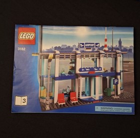 LEGO CITY 3182 Airport Complete W/Box, Minifigures & Instructions