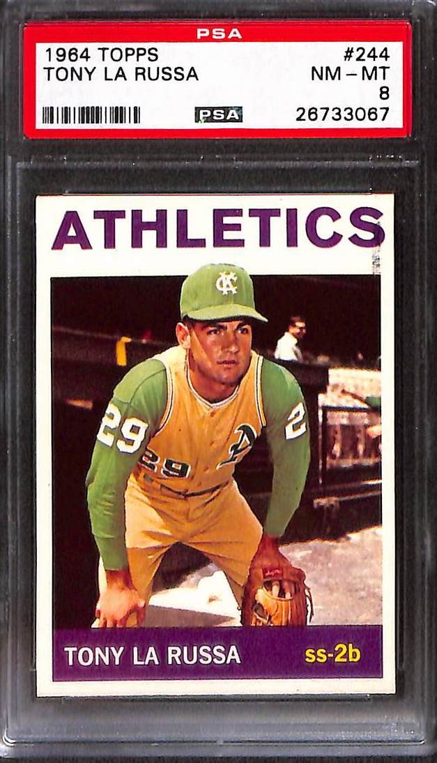 1964 Topps #244 Tony LaRussa RC Rookie HOF PSA 8 NM-MT 26733067