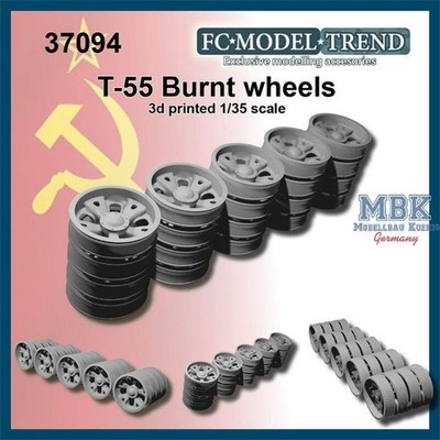 FC MODEL TREND FCMT37094 T-55 burnt wheels