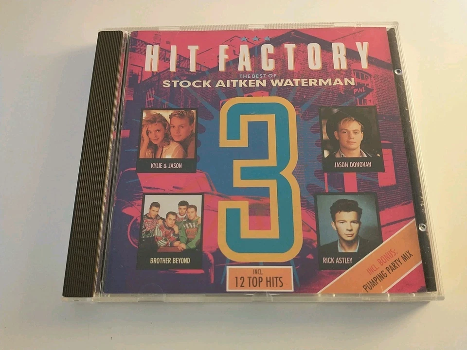 Hit Factory 3 The Best Of Stock Aitken Waterman CD 1989 PWL Near mint - Bild 2 von 4