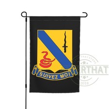 14th Cavalry Regiment 12x18 Inch Garden Flag Double Sided Outdoor Banner