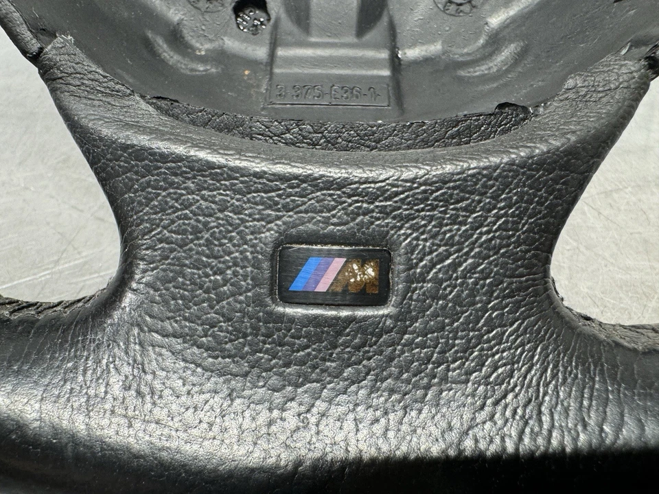 2000-2002 BMW Z3 M Sports Leather 3-Spoke Steering Wheel Black OEM - image 2 of 4
