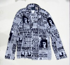 Pottery Barn PB Teen Harry Potter Daily Prophet Pajama Top Only Size Small S18