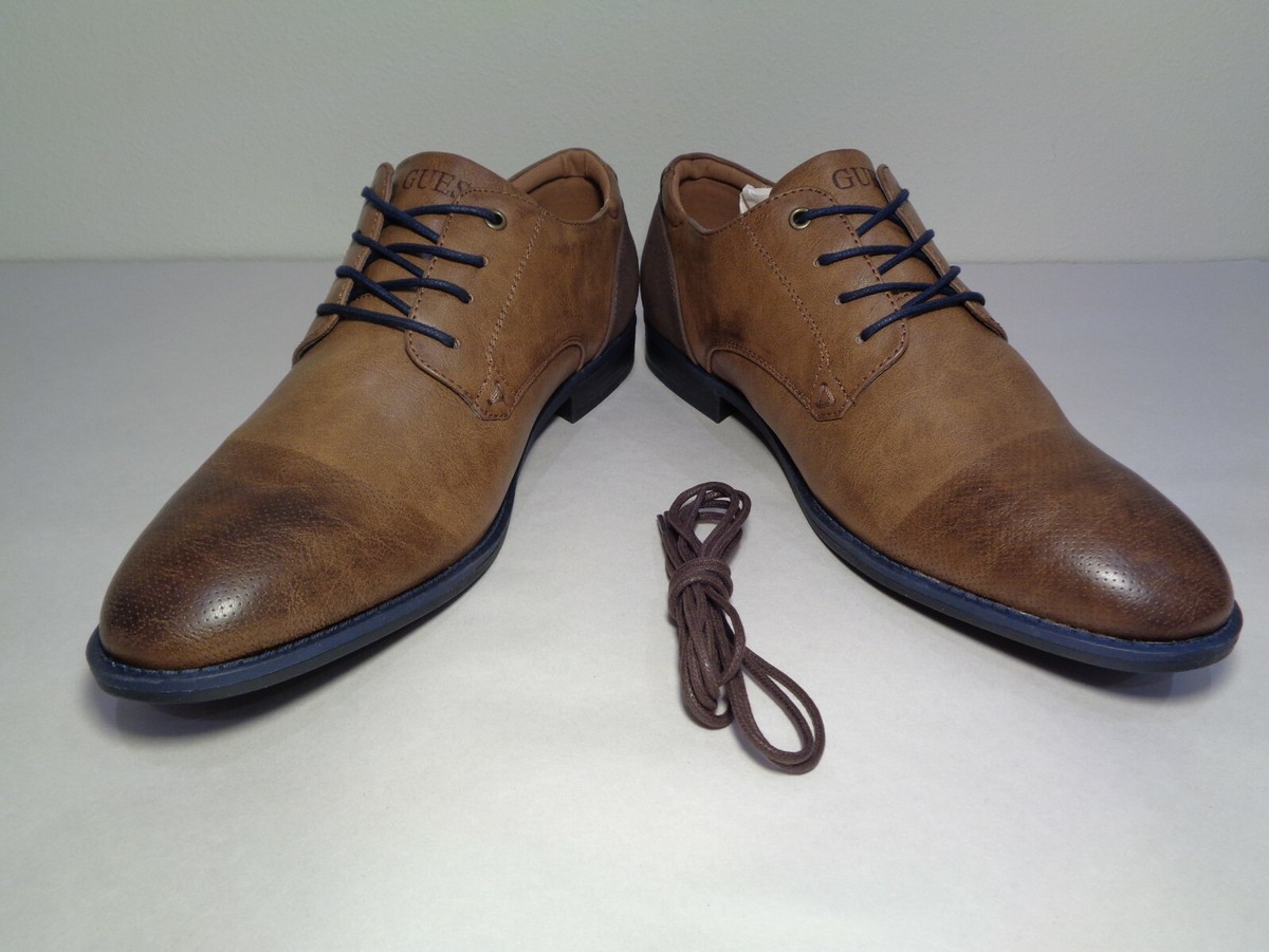Guess Size 12 BERTIN Dark Blue Lace Up New Oxfords Guess Size 11 M BERTIN Brown Lace Up Oxfords New Mens Shoes  main image 4