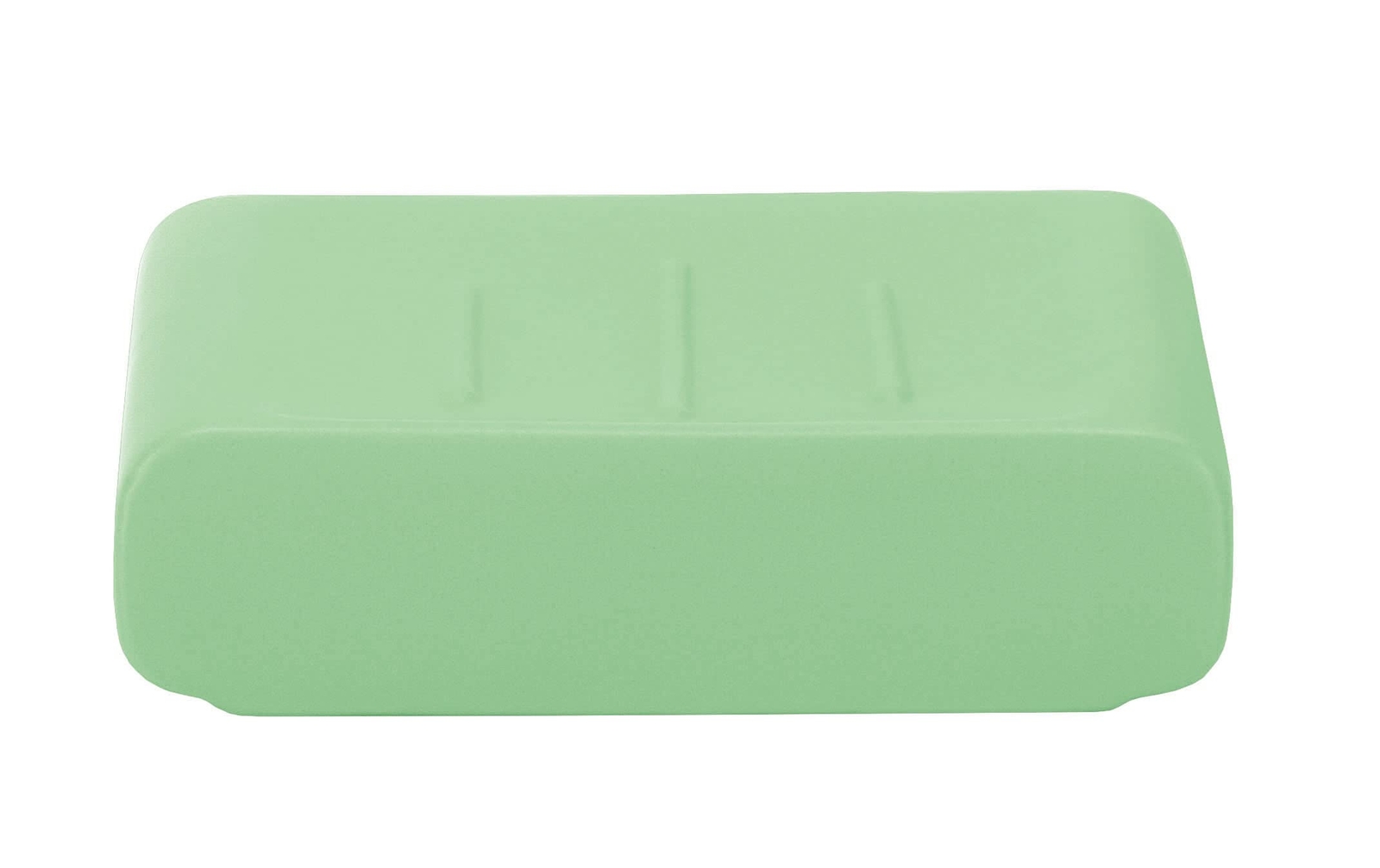 Kleine Wolke Cubic - Portasapone in grès, 11 x 11 x 3 cm, Colore: Verde