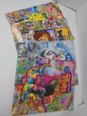 Look and Find Hardcover Lot of 4 Books Spongebob Trolls Frozen The Wild