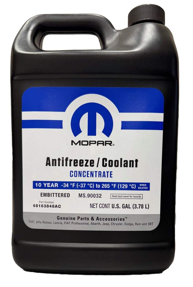 Mopar 68163848-AB (AC) Engine Coolant / Antifreeze 10 Year