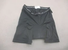 LOUIS GARNEAU Size L Womens BLK Stretch Inner Pad Compression Cycling Shorts 716