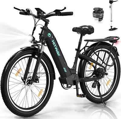 HITWAY BK16 26*3.0 Tire Elektrofahrrad E-Bike 250W 48V 18AH 25KM/H E-MBT Neu