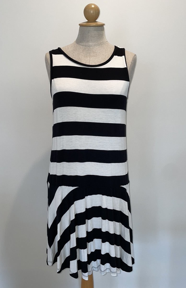 Ann Taylor Loft Dress Womens Petites 4P Sleeveless A-Line Above Knee Silk Blend
