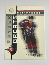 2001-02 UD SP Authentic Avalanche Steven Reinprecht Future Greats /3500 #122