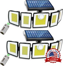 Farola Solar Exterior Resistente Al Agua, Superbrillante Durante M s 360 NUEVO.
