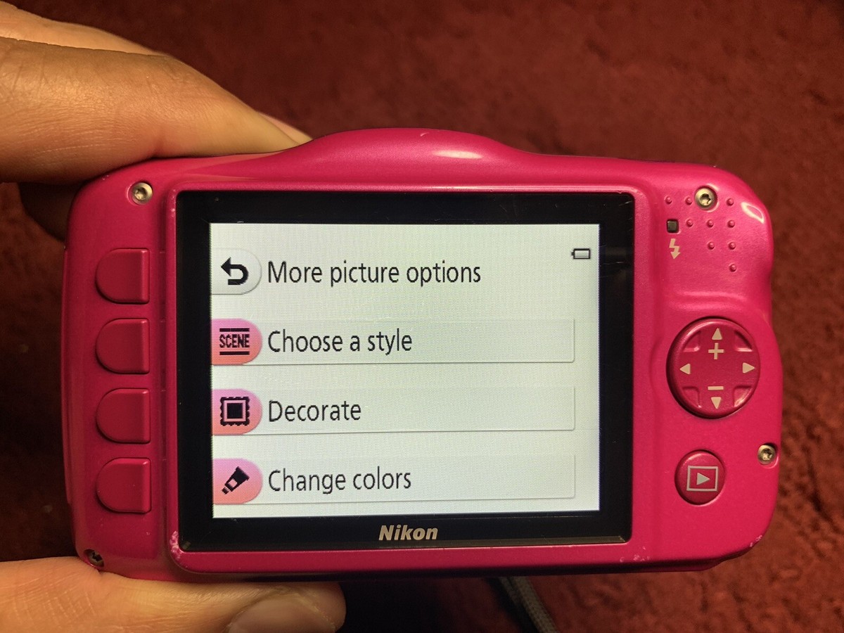 Nikon COOLPIX ピンク デジタルカメラ Nikon COOLPIX S32 Rare PINK Digital Camera Bundle 13.2 MP