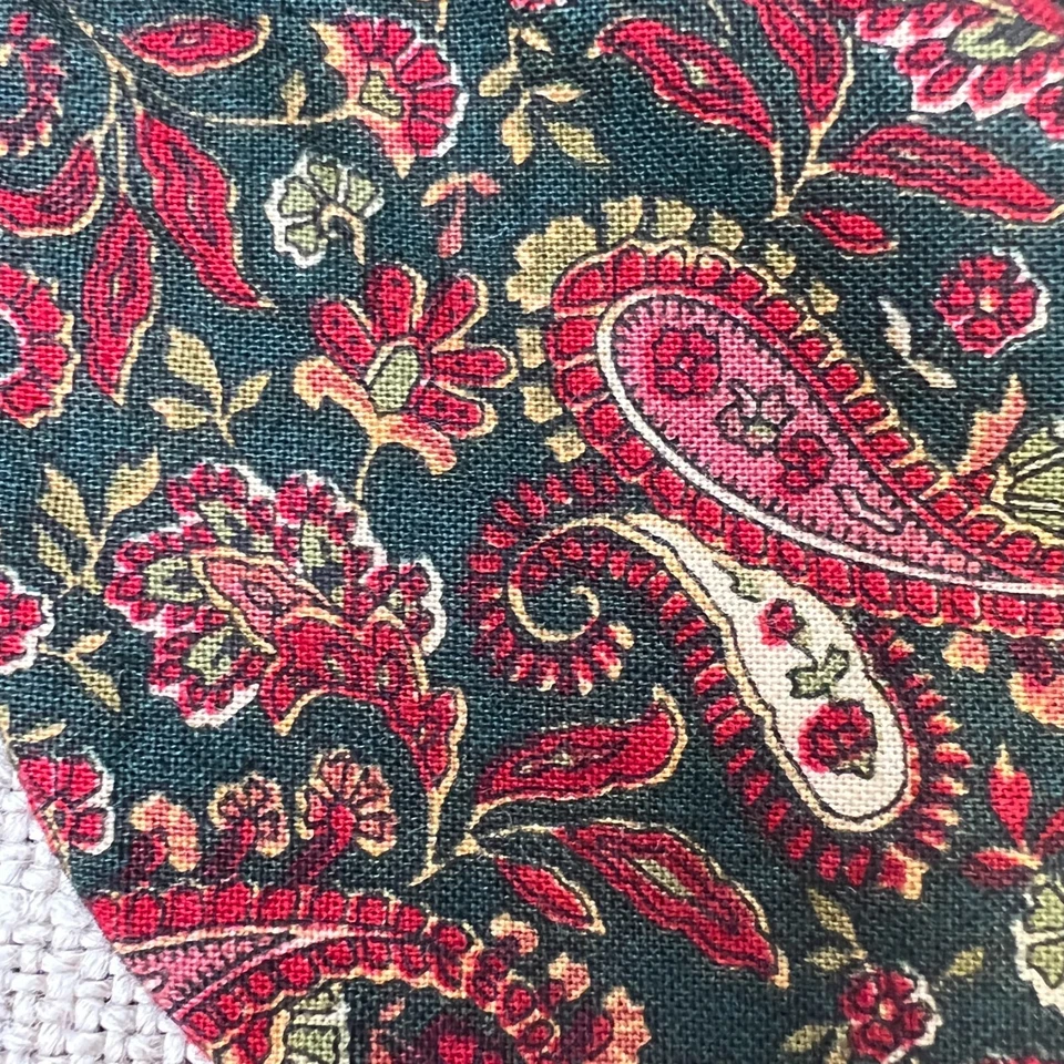 Pajarita Maine Hombres Algodón Floral Cachemira Ajustable Hecha en EE. UU. Trabajo Fiesta Core Ex Foto 3 de 4