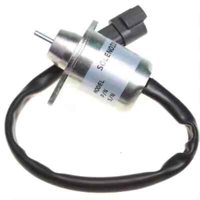 12V Fuel Stop Solenoid Valve 42-100 41-9100 Compatible Yanmar Thermo King Engine