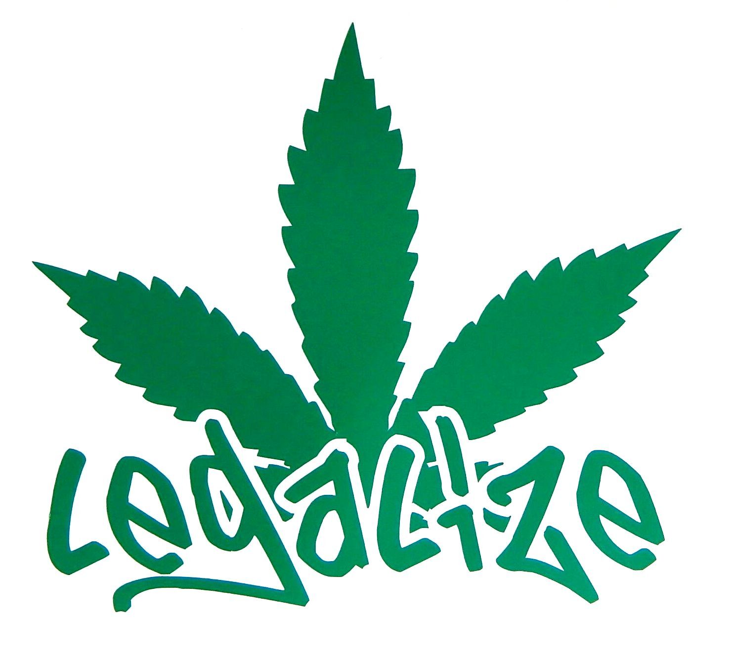 Legalize Marihuana,Cannabis Leaf Vinyl Decal Sticker for window,car ...