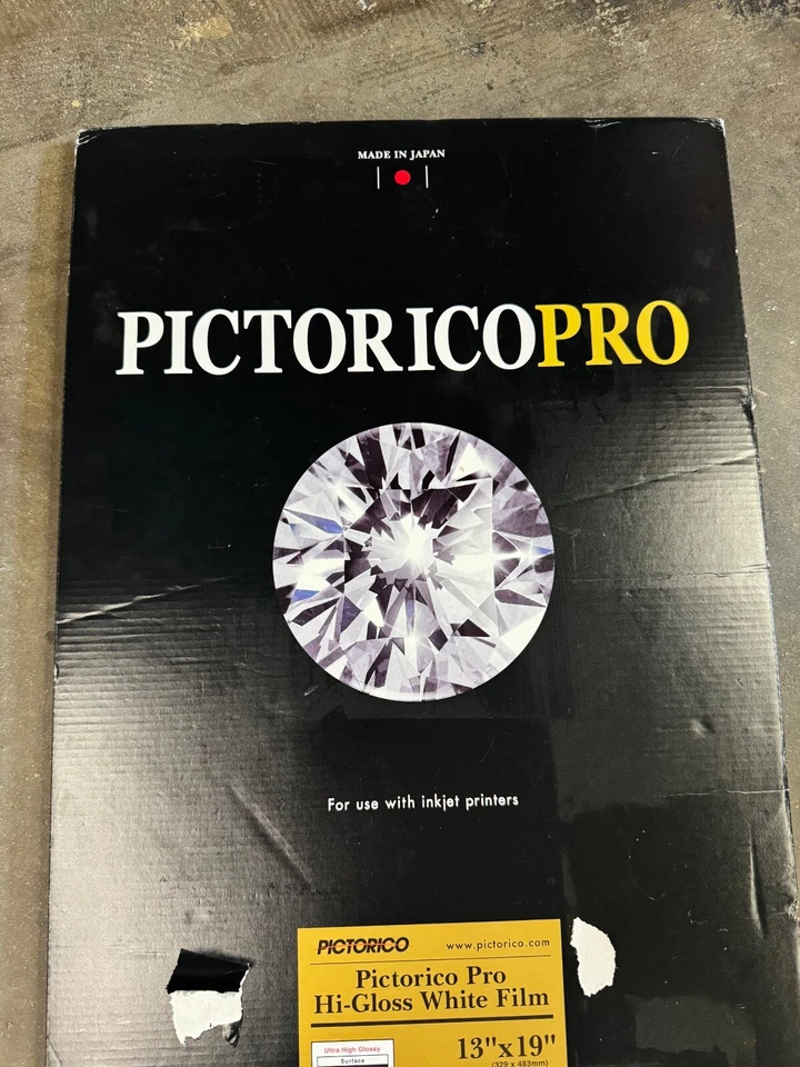 Pictorico Pro Hi-Gloss White Film for Inkjet Printing (13 x 19", Super-B) - Image 4 of 4