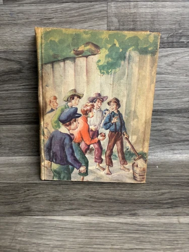 Hardcover BOOK - The Adventures of Tom Sawyer 1946 MARK TWAIN Grosset & Dunlap