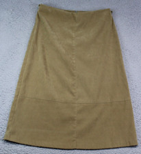 Forever 21 Skirt Womens Medium Beige Brown A line Midi Vintage Y2K Made in USA