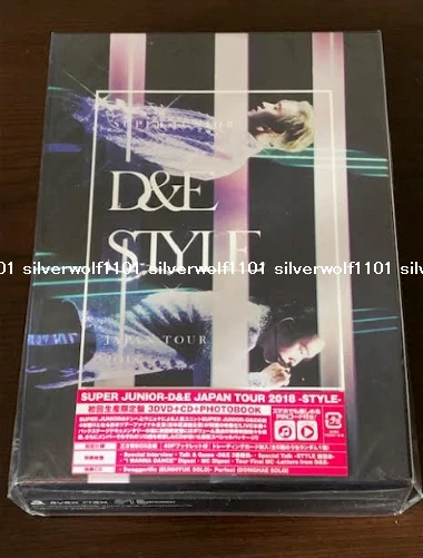 New SUPER JUNIOR-D&E JAPAN TOUR 2018 STYLE Limited Edition 3 DVD CD  Photobook