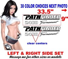 Pathfinder 2400 Tournament Boats Vinyl Decal Boat Decals New 30 Colors Sticker