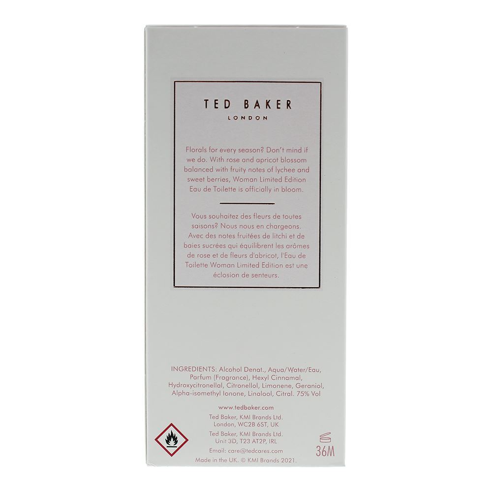 Ted Baker Woman Limited Edition Eau de Toilette 100ml Spray for Her eBay