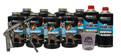 T-Rex Black textured truck Bed Liner kit, SMR-1026B-K8, 8-quart kit w/ Spray Gun