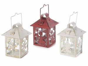 Immagini Lanterne Natalizie.Set Tre Lanterne Porta Candela Con Decorazioni Natalizie Idea Regalo Ebay