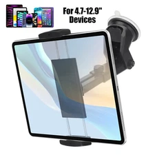 4.7-12.9'' Phone Tablet Car Mount Windshield Dashboard Holder for iPad Samsung