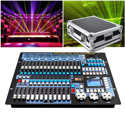 Lighting Controller DMX 1024 Channels DJ Console Equipment With Flightcase Stage
