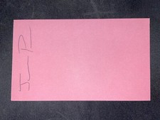 2022 TWINS: Jermaine Palacios, SIGNED 3x5 Card