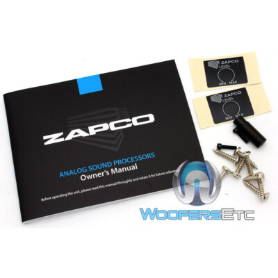 ZAPCO ASP-L6 6-CHANNEL IN 6-CH OUT LINE DRIVER 9.5 VOLTS RMS 14