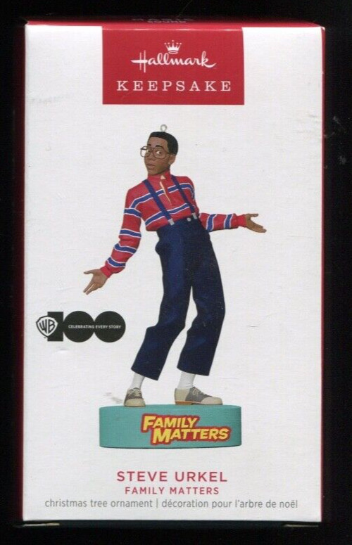 2023 Hallmark Ornament - STEVE URKEL - Family Matters - New in Box