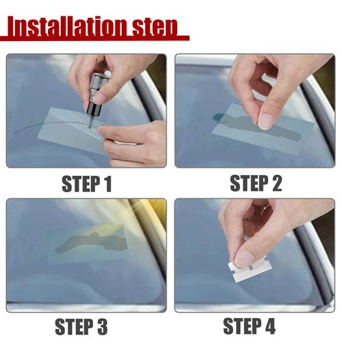Automotive Glass Nano Repair Car Windshield Fluid Fix Resin Chip Crack Tool Kit - Picture 10 of 16