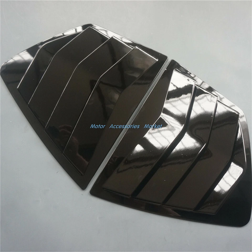 Nuevas persianas de ventana negras brillantes para Honda Accord 9º sedán 2013-2017 Foto 3 de 4
