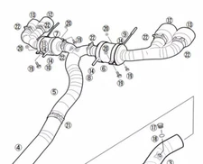 Tomei Ti Exhaust Repair Part for GTR R35 - Main Pipe B #5 - READ DESCRIPTION!!