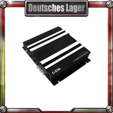 2-Kanal Autoverstärker 3800W - Brückbar, Hochleistungs Stereo-Endstufe