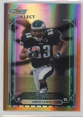 2006 Score Select Gold Zone 26/50 Greg Lewis #213 0f6