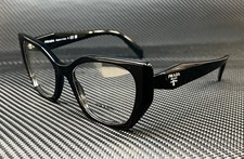 PRADA PR 18WV 1AB1O1 Black Women's 54 mm Eyeglasses