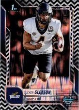2025 Bowman Chrome U #9 Tucker Gleason 1st Black & White Stealth /48 Toledo
