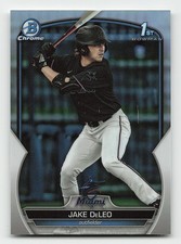 2023 Bowman Draft #BDC-158 Jake DeLeo Chrome Refractor