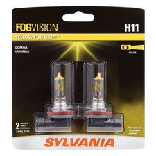 Sylvania H11 Fog Vision Yellow Halogen Street Legal Performance Fog Bulbs Sylvania H11 Fog Vision Yellow Halogen Street Legal Performance Fog Bulbs