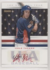 2013 USA Baseball Box Set 18U National Team Red Ink 1/25 Cole Tucker Auto 1j2